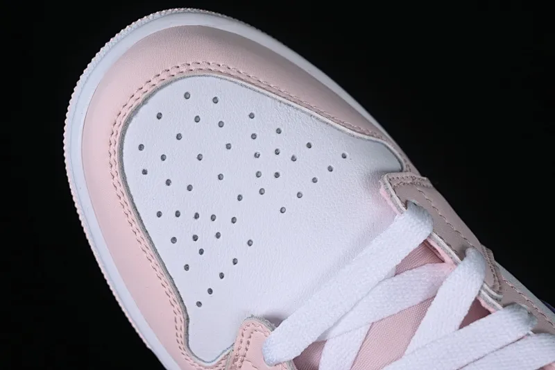 All categories Air Jordan Jordan series basketball shoes Air Jordan 1 Mid Air Jordan 1 Mid AJ1 Joe 1 cherry blossom pink and purple Chinese cultural casual sneakers FD8780-601